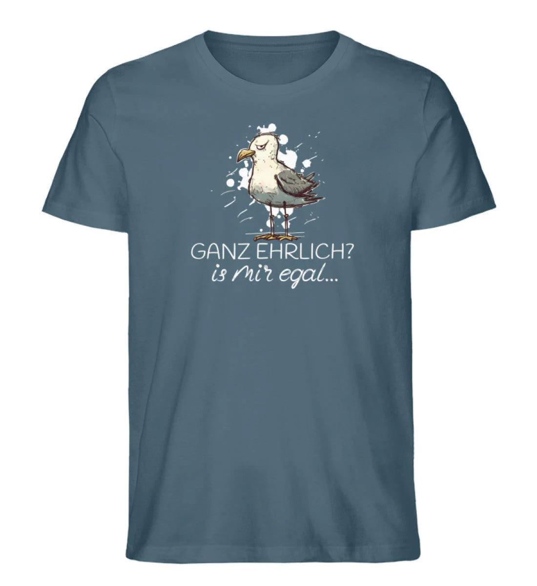 Ganz ehrlich? is mir egal.. · Herren Premium Bio T-Shirt - Image 3
