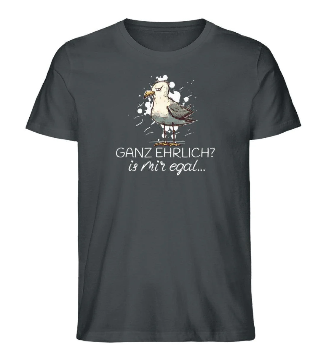Ganz ehrlich? is mir egal.. · Herren Premium Bio T-Shirt - Image 5