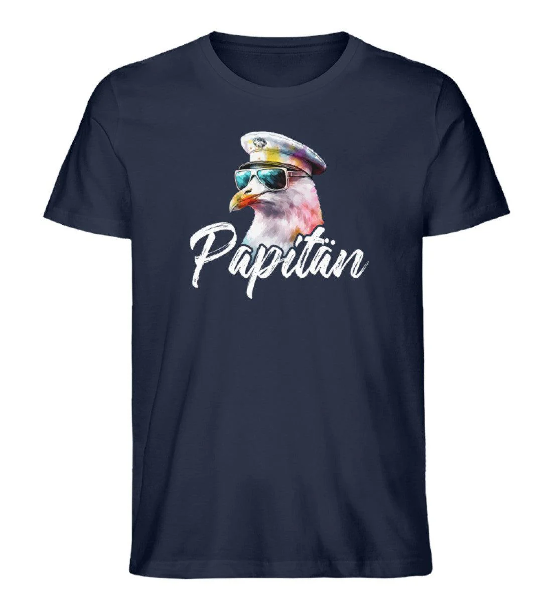 Papitän coole Möwe · Herren Premium Bio T-Shirt - Image 2