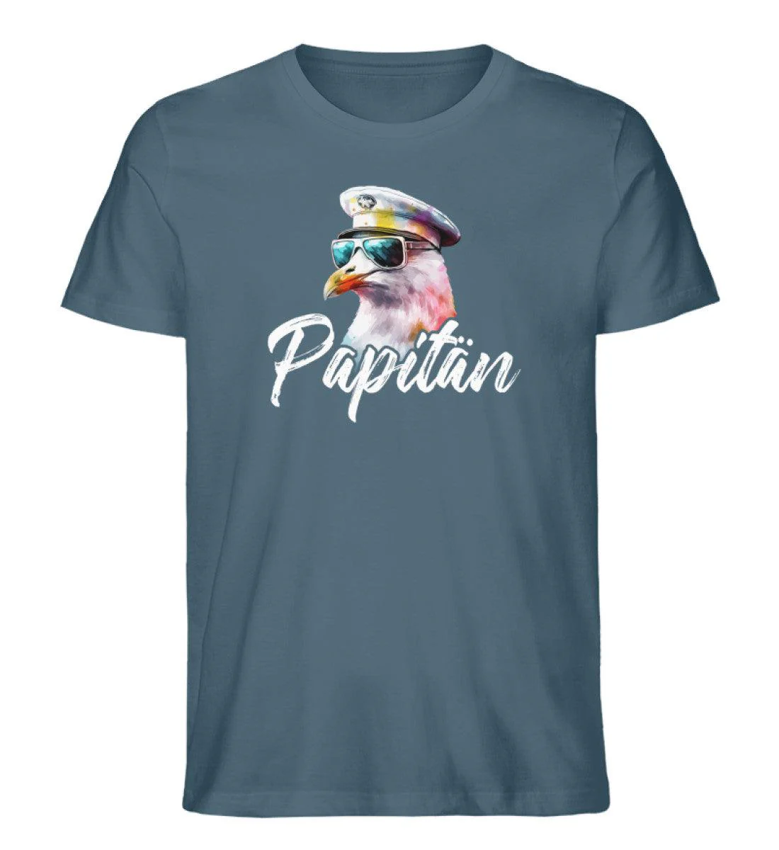 Papitän coole Möwe · Herren Premium Bio T-Shirt - Image 3