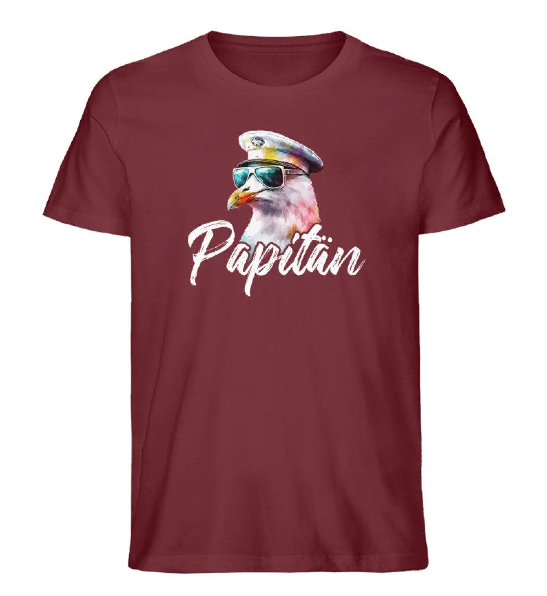 Papitän coole Möwe · Herren Premium Bio T-Shirt - Image 4