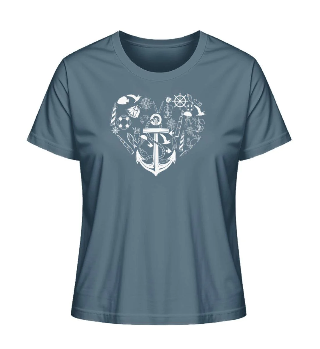Herz Symbole · Damen Premium Bio T-Shirt 2.0 - Image 4
