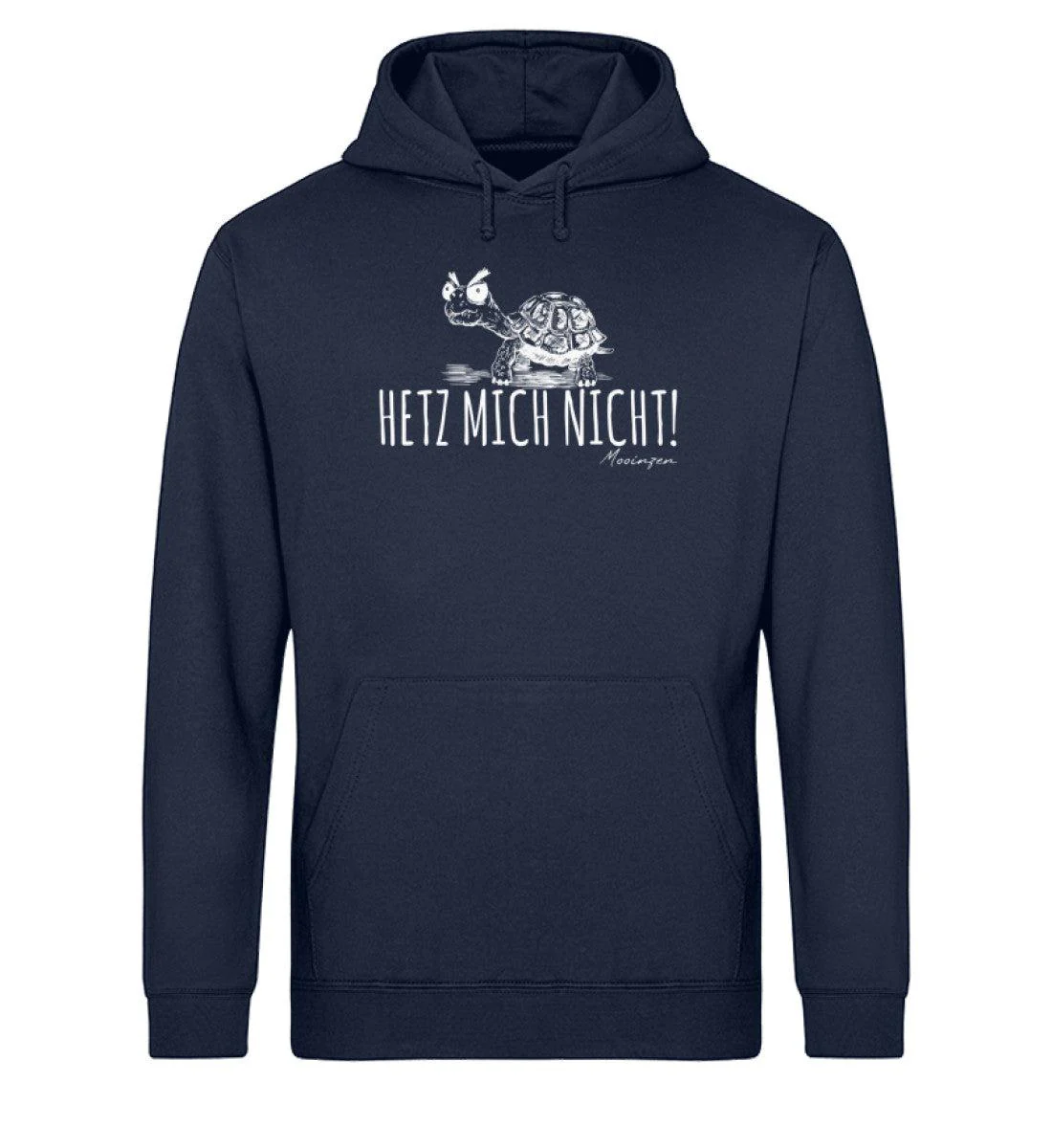 Hetz mich nicht · Unisex Bio Hoodie - Image 2