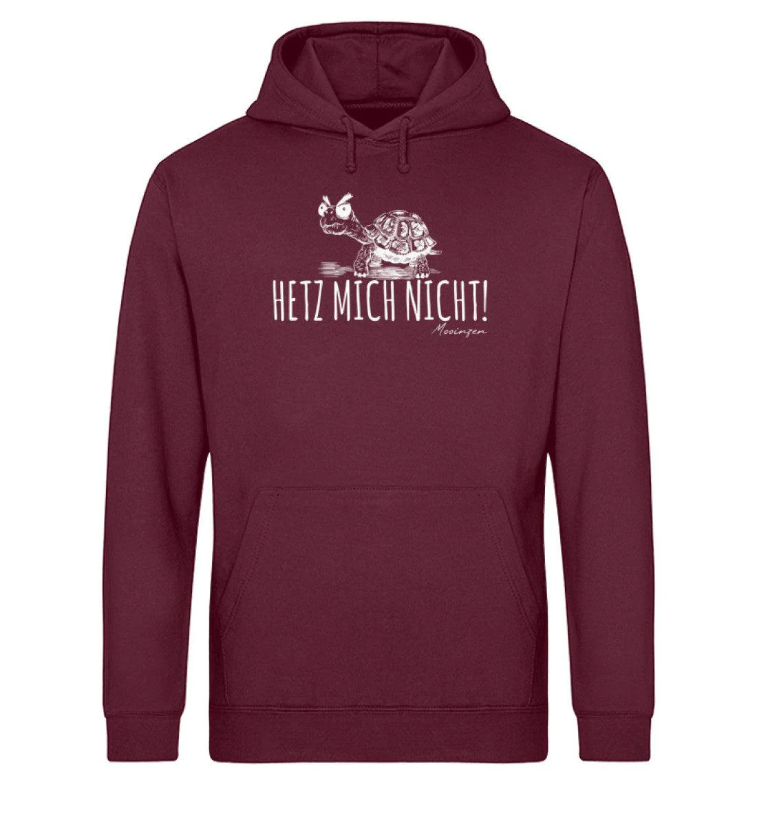 Hetz mich nicht · Unisex Bio Hoodie - Image 3