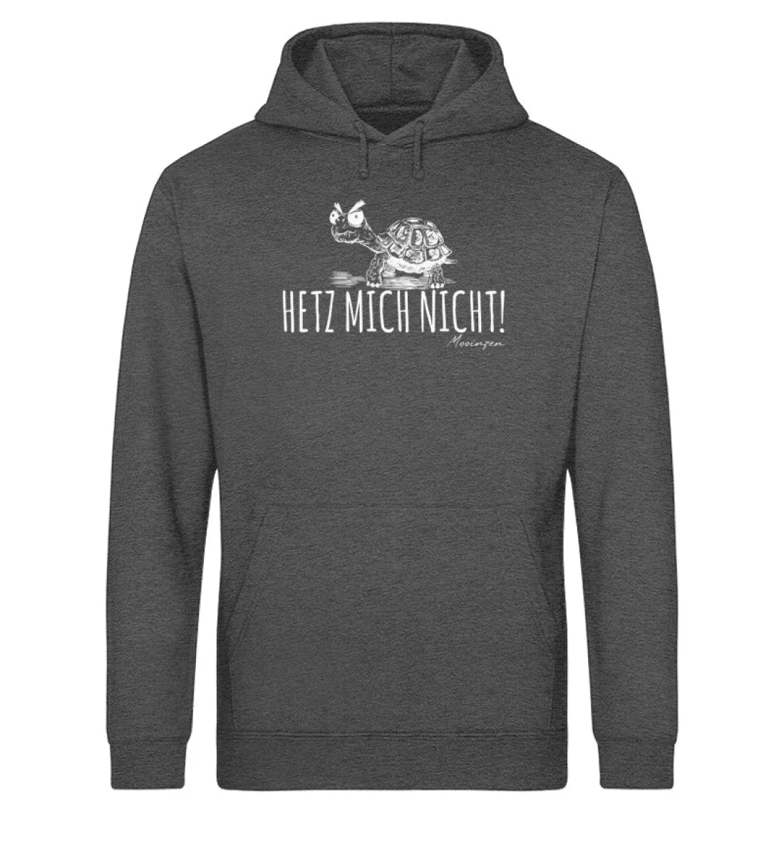 Hetz mich nicht · Unisex Bio Hoodie - Image 4