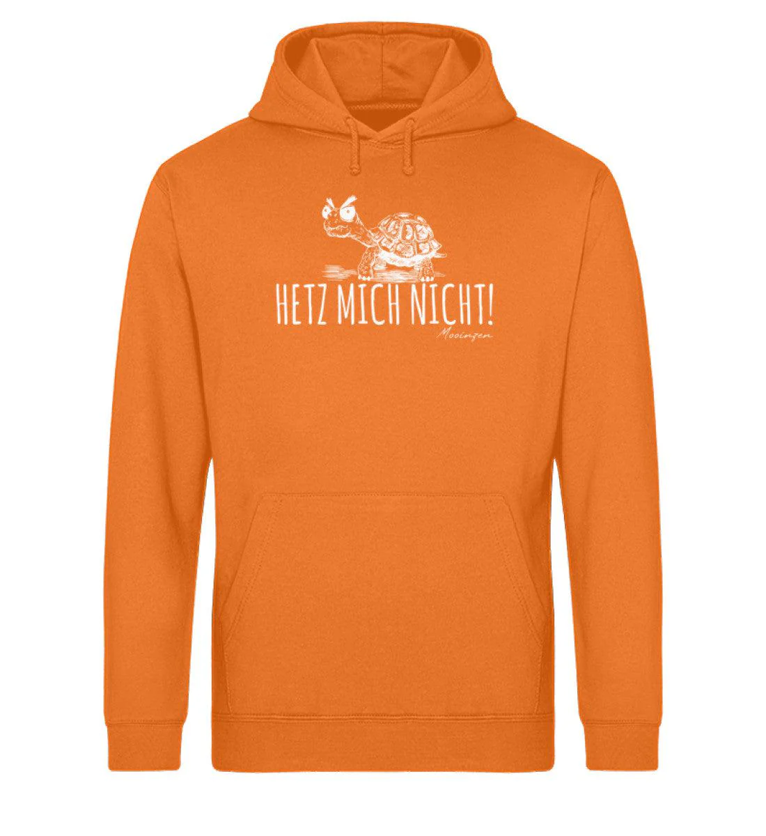 Hetz mich nicht · Unisex Bio Hoodie - Image 5