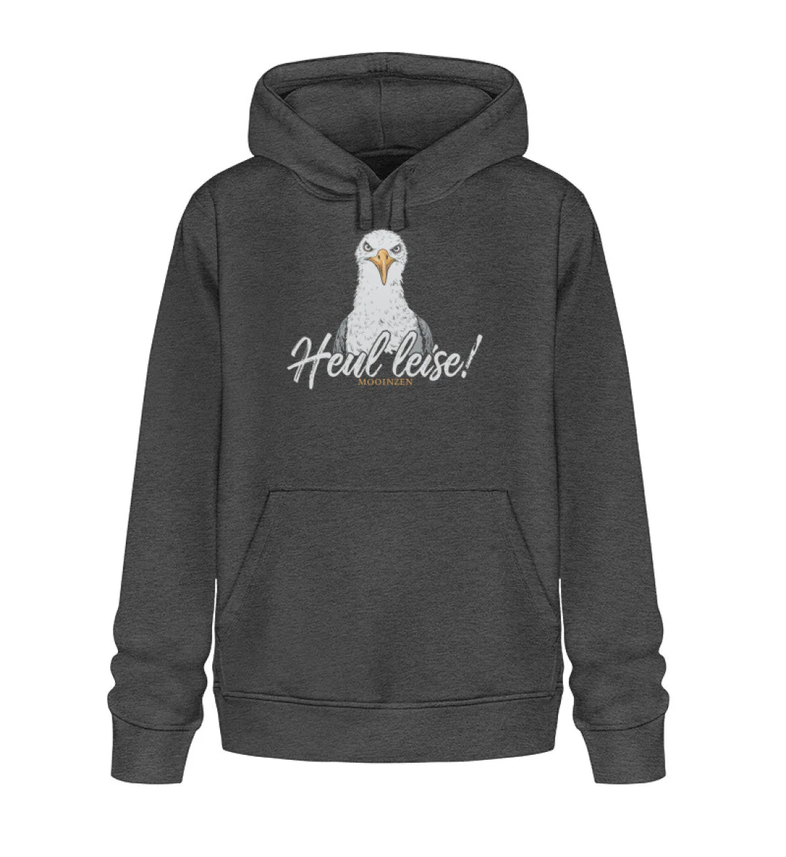Heul leise!  · Unisex Bio Hoodie - Image 3