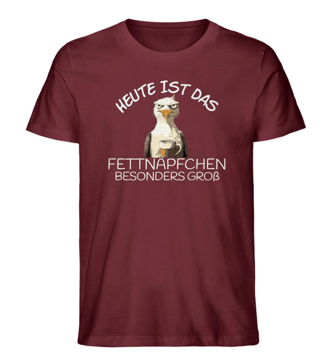 Heute ist das Fettnäpfchen besonders groß · Herren Premium Bio T-Shirt - Image 4