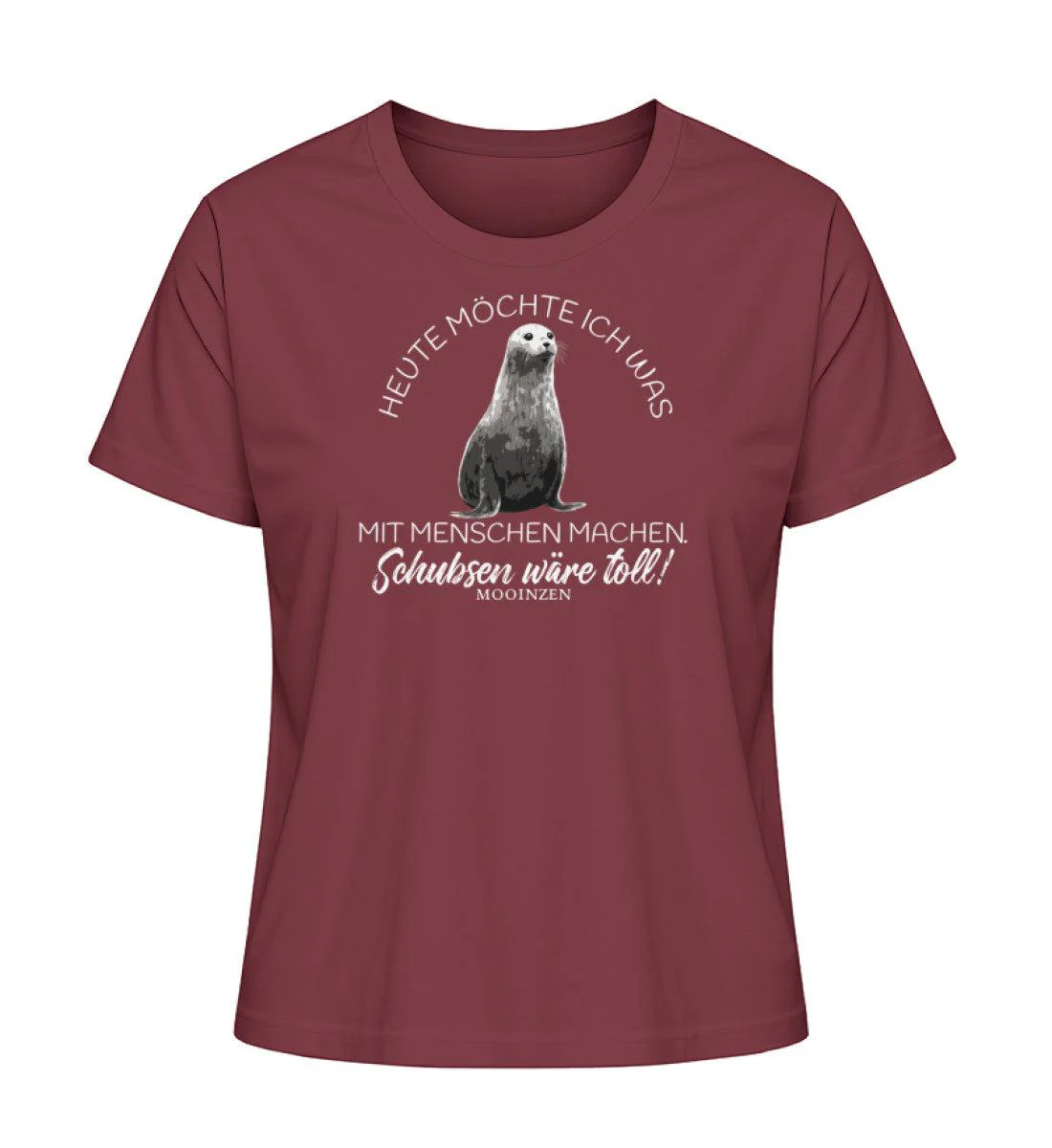 Heute möchte ich etwas mit Menschen machen  · Damen Premium Bio T-Shirt 2.0 - Image 4