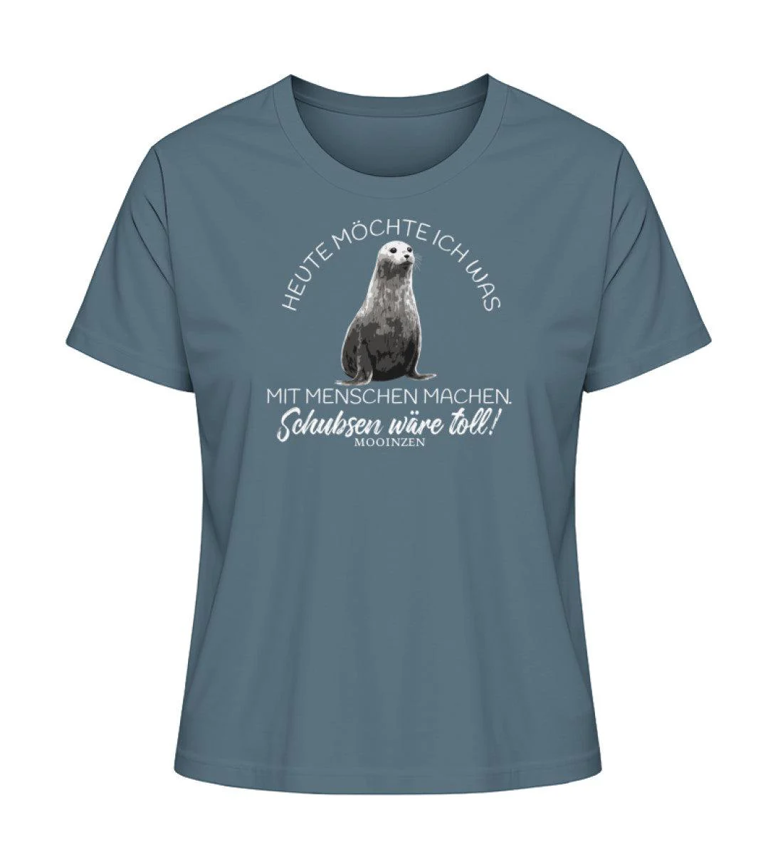 Heute möchte ich etwas mit Menschen machen  · Damen Premium Bio T-Shirt 2.0 - Image 5
