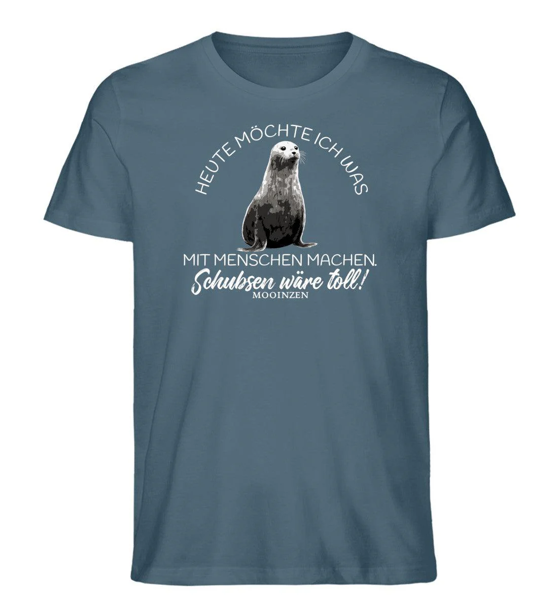 Heute möchte ich etwas mit Menschen machen · Herren Premium Bio T-Shirt - Image 3