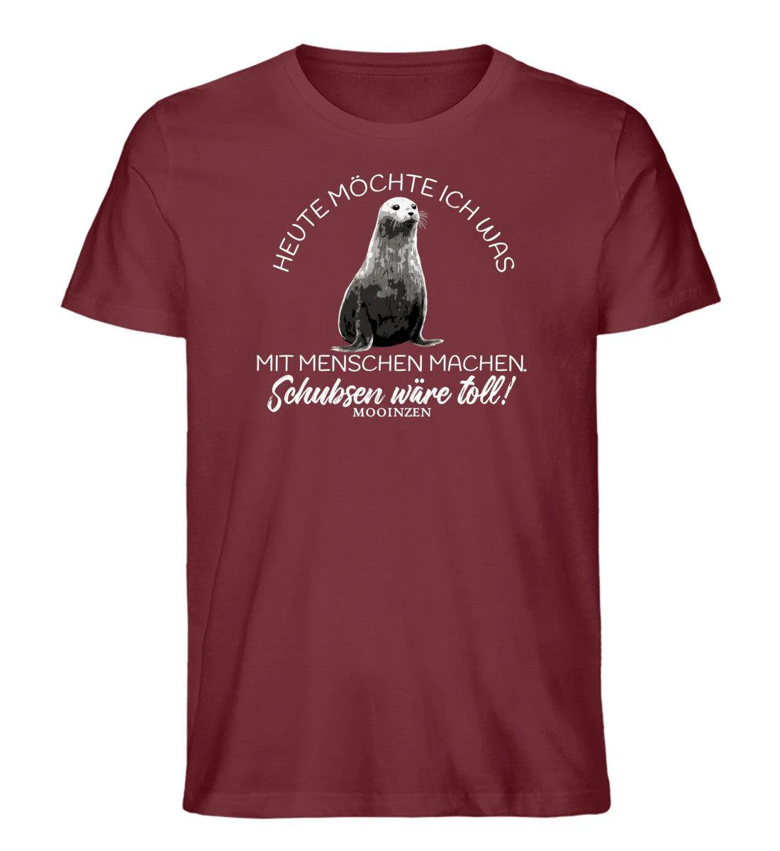 Heute möchte ich etwas mit Menschen machen · Herren Premium Bio T-Shirt - Image 4