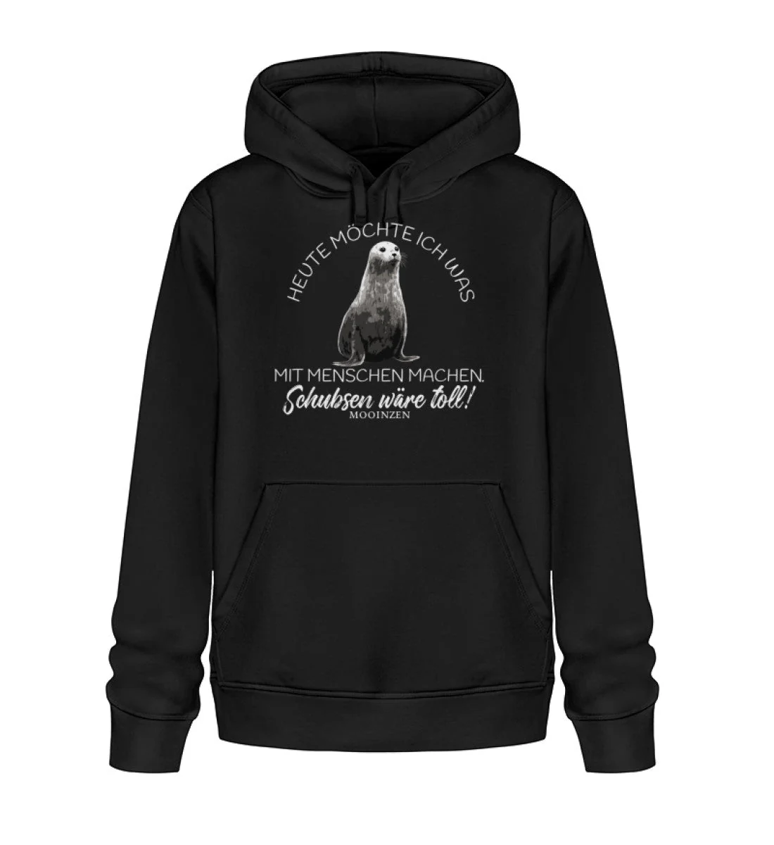 Heute möchte ich etwas mit Menschen machen · Unisex Bio Hoodie