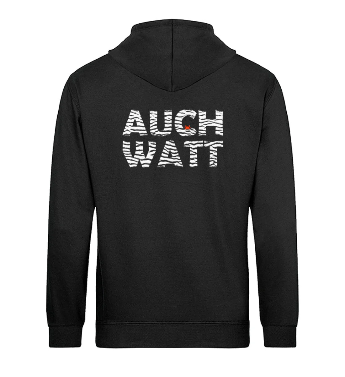Hinten auch watt · Unisex Bio Hoodie - Image 2