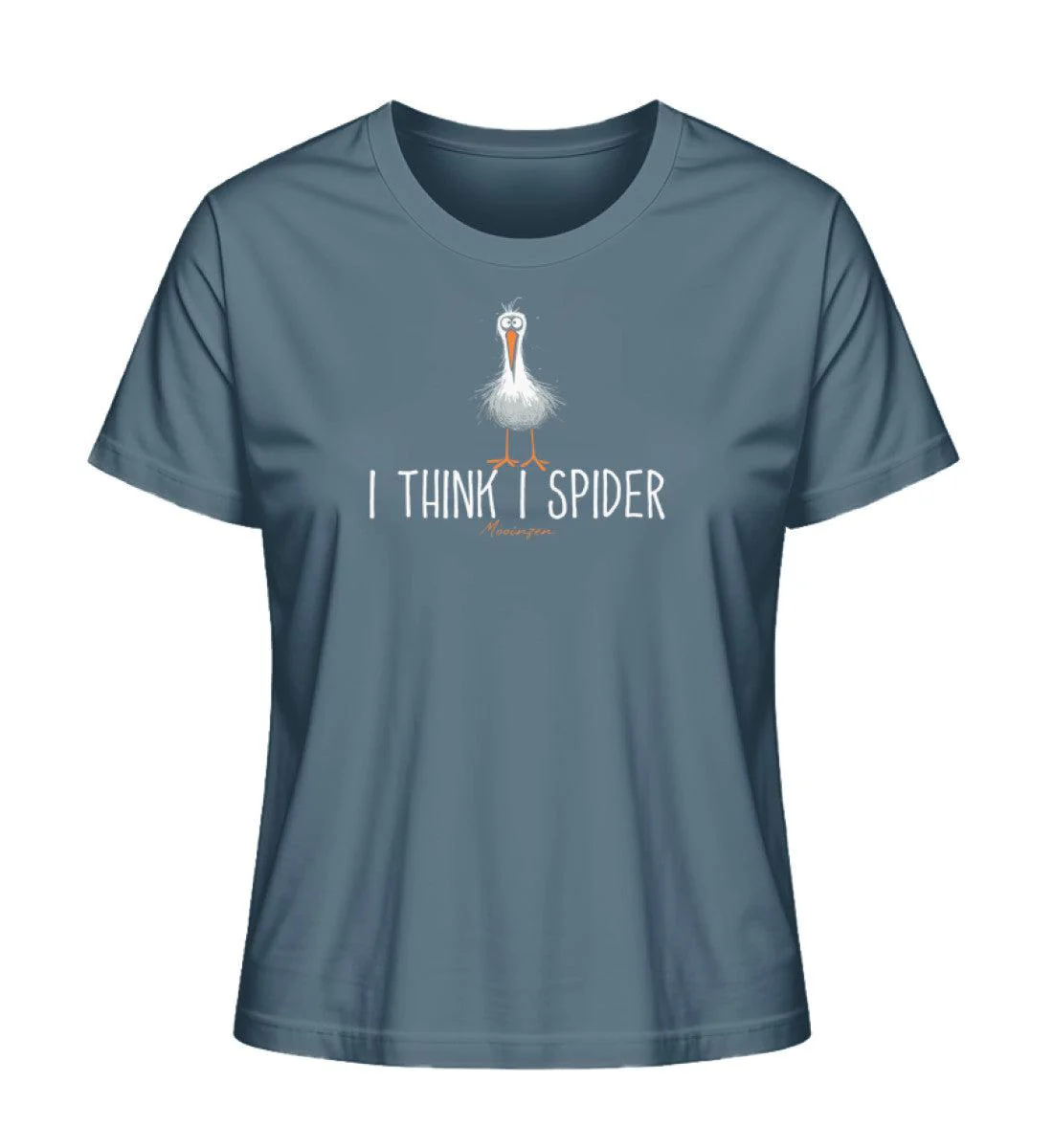 I think I spider · Damen Premium Bio T-Shirt 2.0 - Image 4