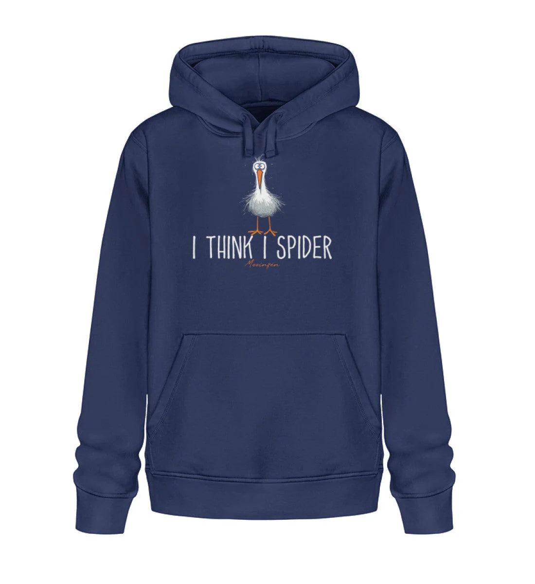 I think I spider · Unisex Bio Hoodie - Image 2