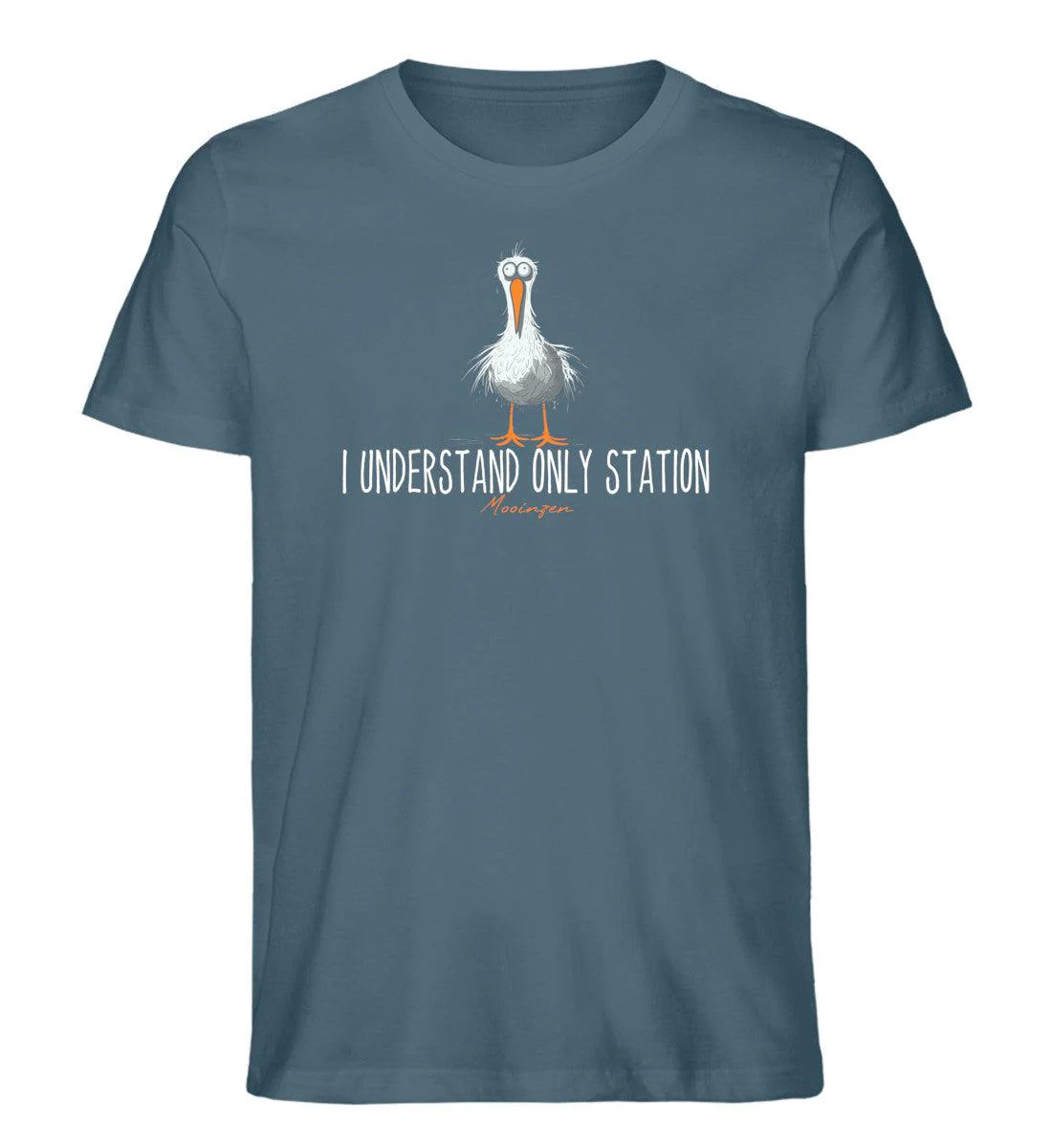 I understand only station · Herren Premium Bio T-Shirt - Image 4