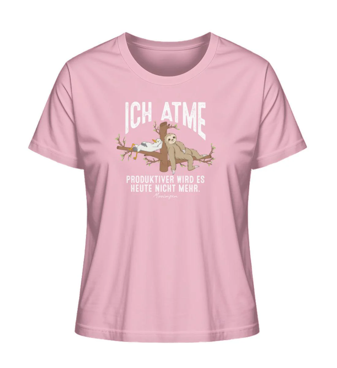 Ich atme Möwe Faultier   · Damen Premium Bio T-Shirt 2.0 - Image 5
