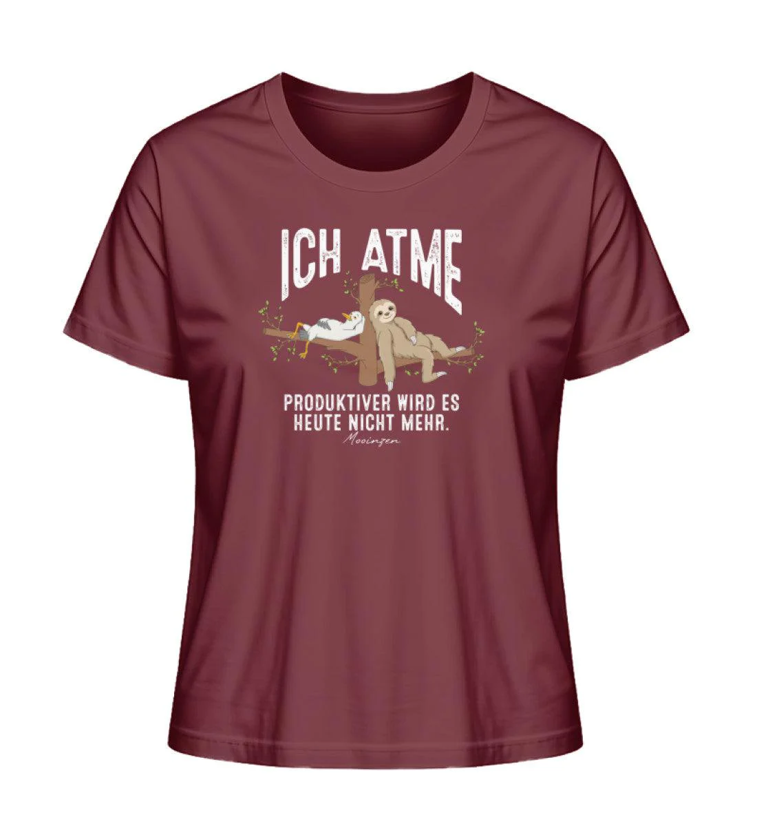 Ich atme Möwe Faultier   · Damen Premium Bio T-Shirt 2.0 - Image 7