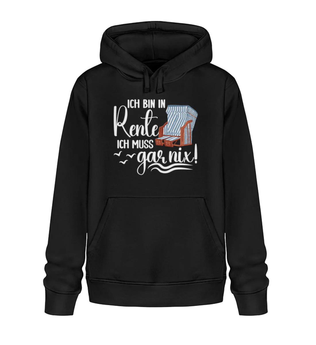 Ich bin in Rente · Unisex Bio Hoodie