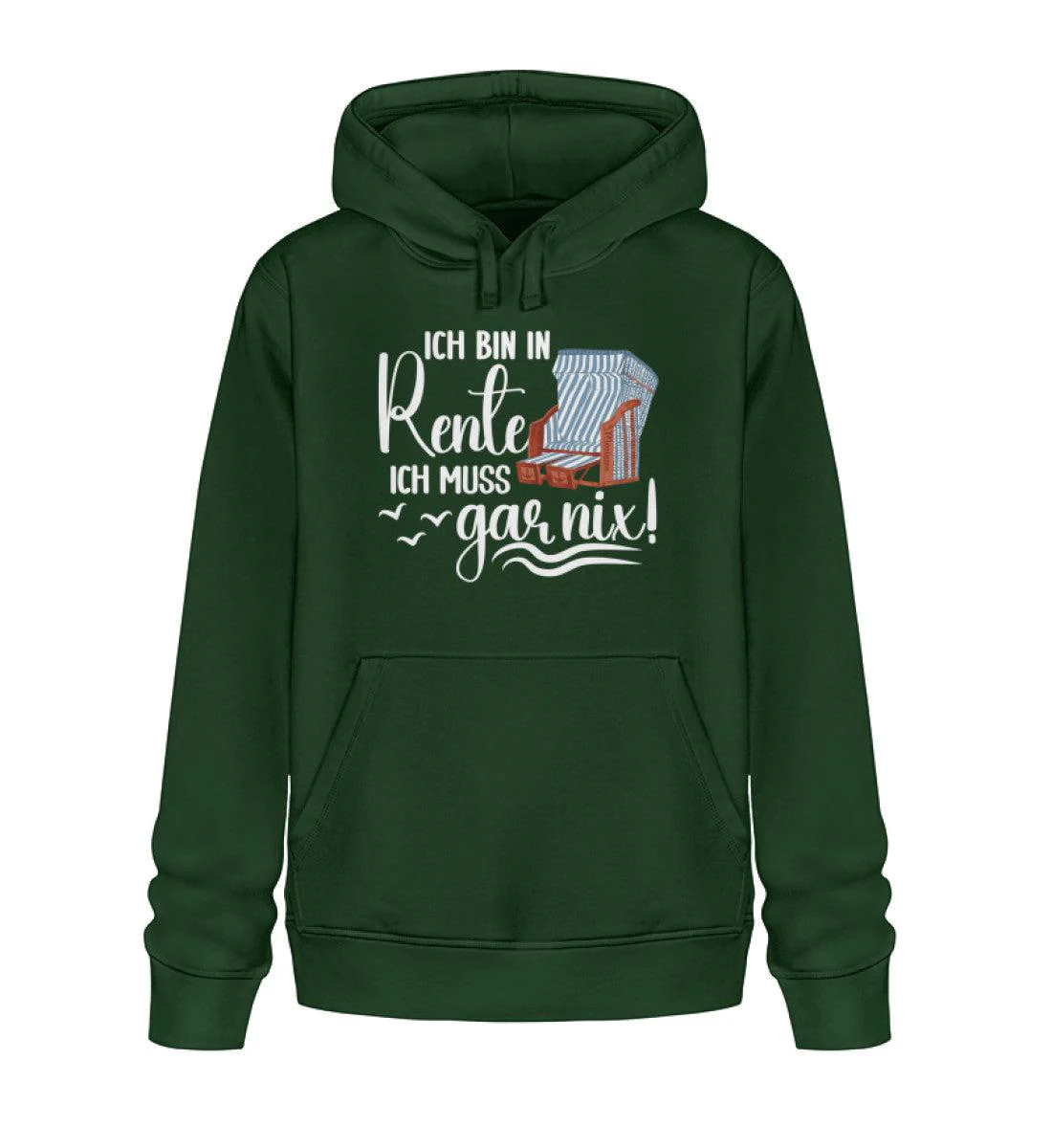 Ich bin in Rente · Unisex Bio Hoodie - Image 2
