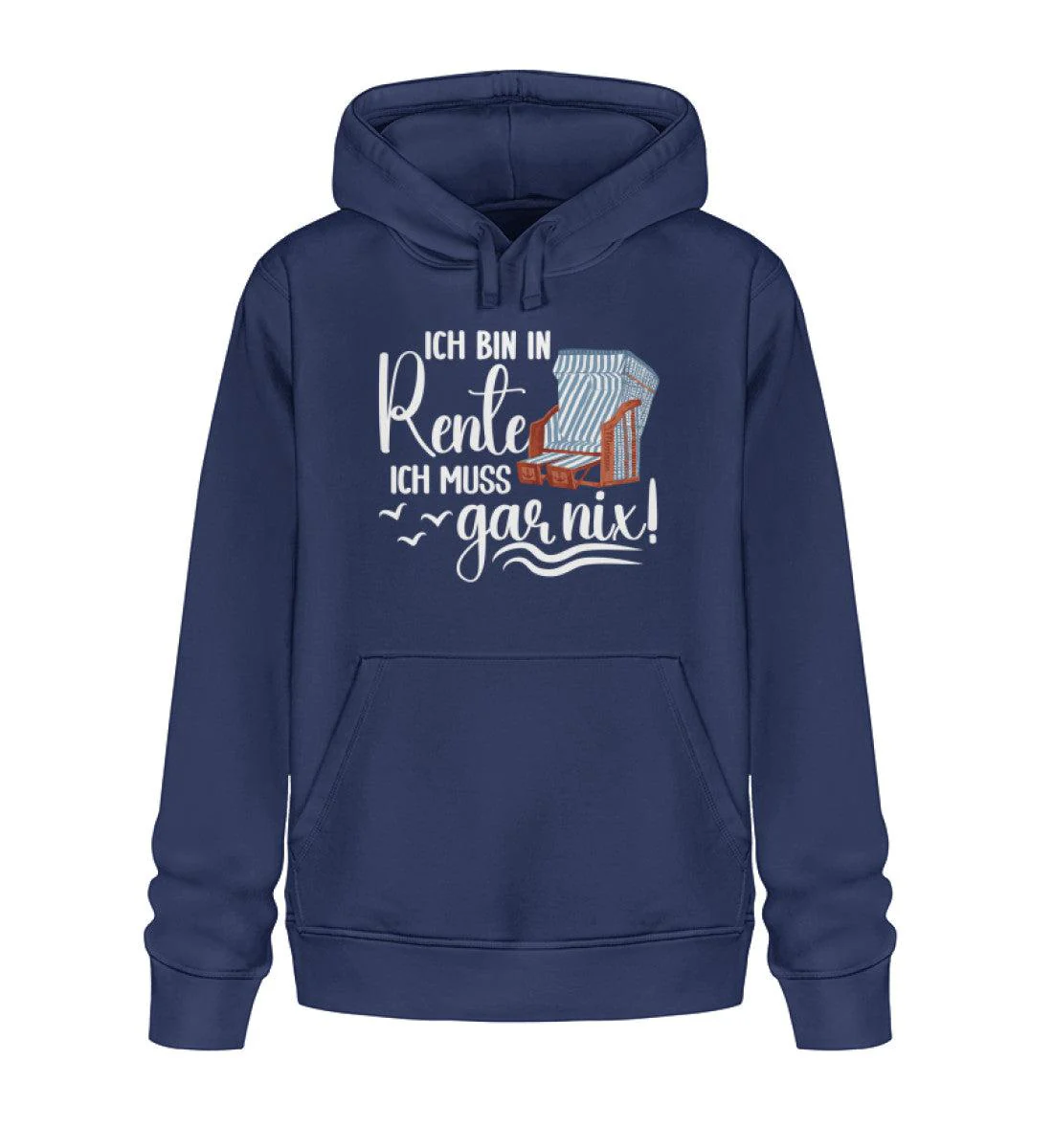 Ich bin in Rente · Unisex Bio Hoodie - Image 3