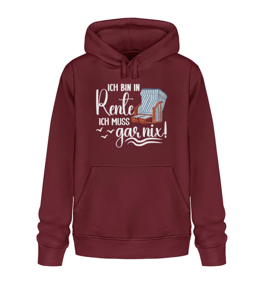 Ich bin in Rente · Unisex Bio Hoodie - Image 4
