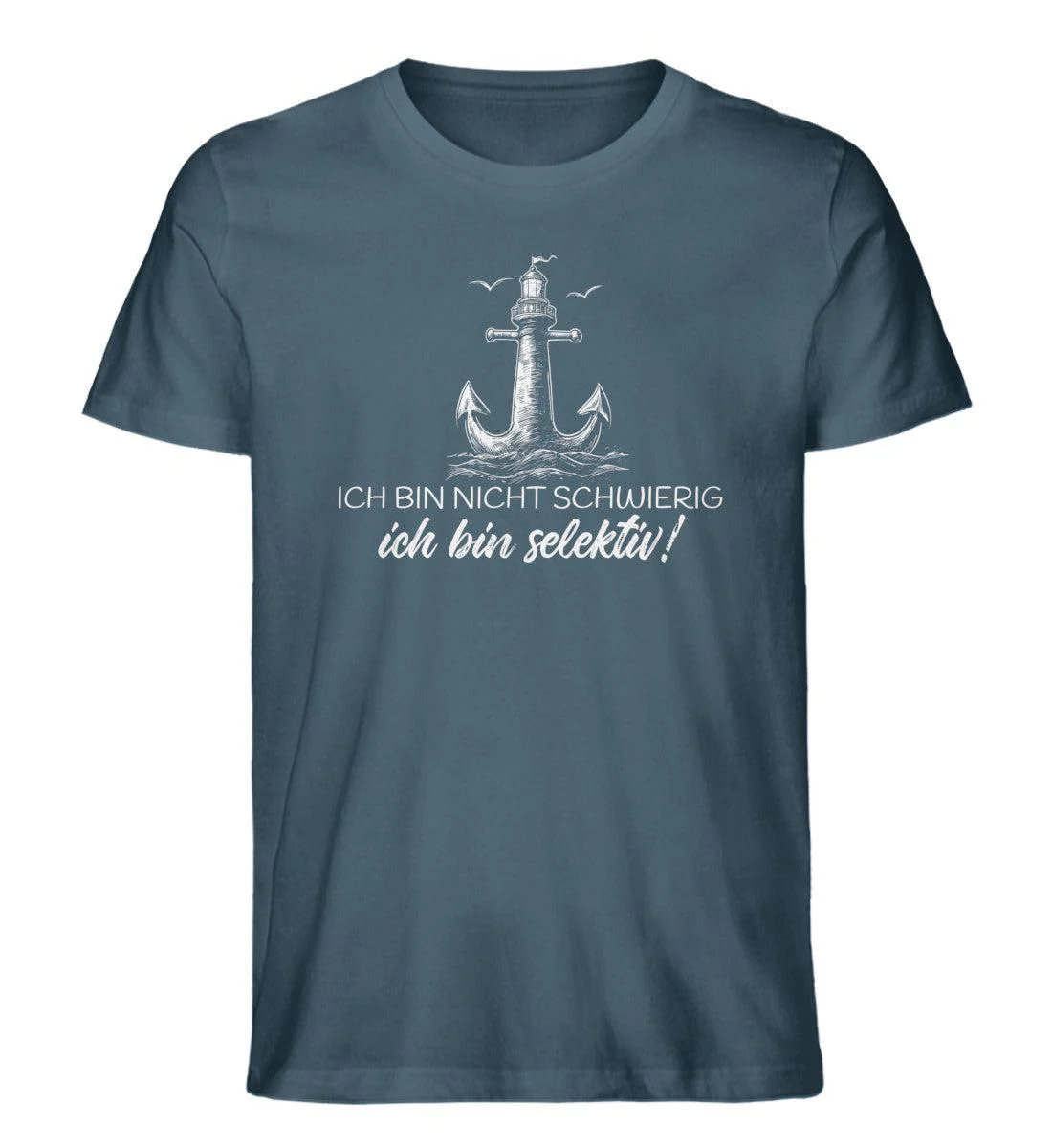 Ich bin nicht schwierig!  · Herren Premium Bio T-Shirt - Image 3