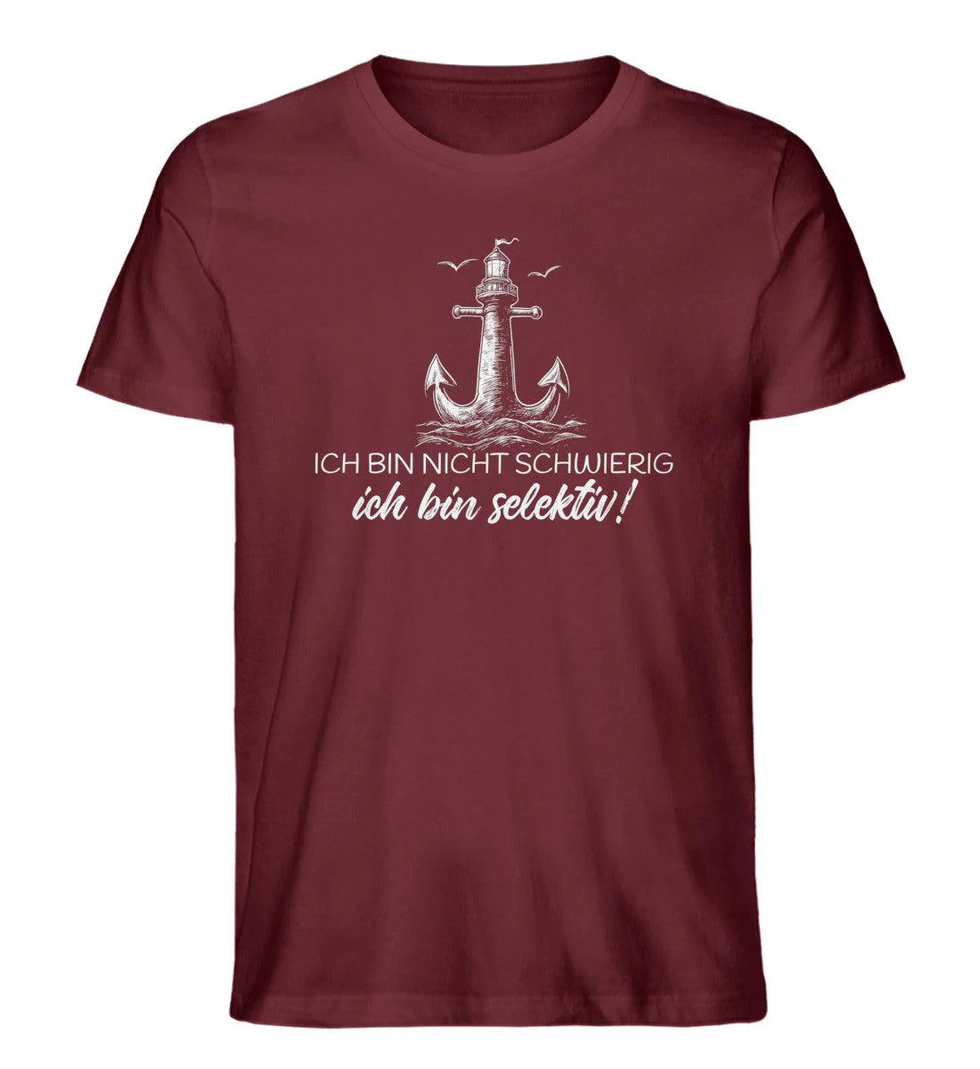Ich bin nicht schwierig!  · Herren Premium Bio T-Shirt - Image 4