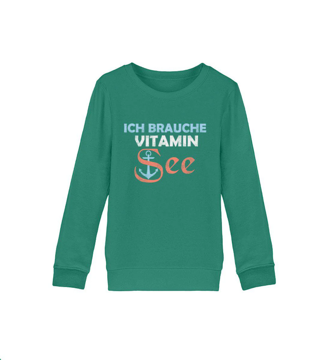 Ich brauche Vitamin See · Kinder Premium Bio Sweatshirt - Image 3