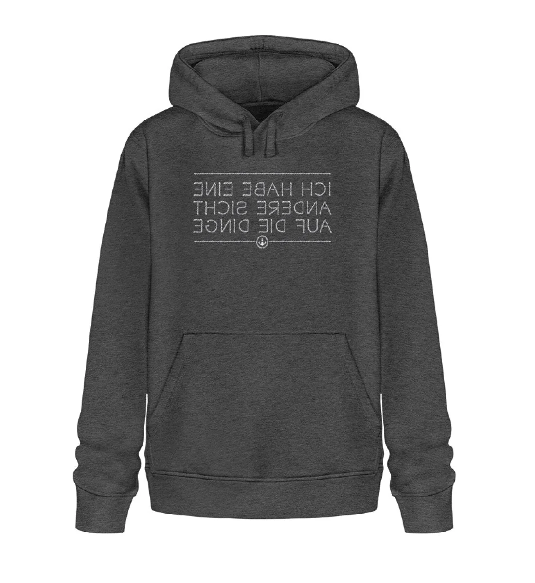 Ich habe eine andere Sicht auf die Dinge · Unisex Bio Hoodie - Image 3