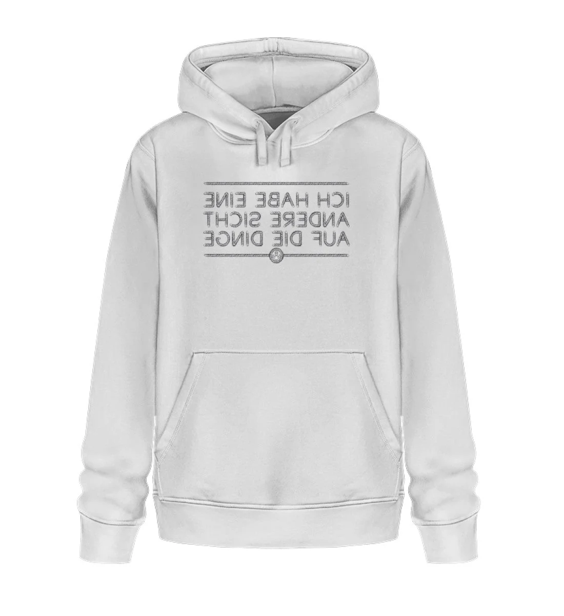 Ich habe eine andere Sicht auf die Dinge · Unisex Bio Hoodie - Image 5