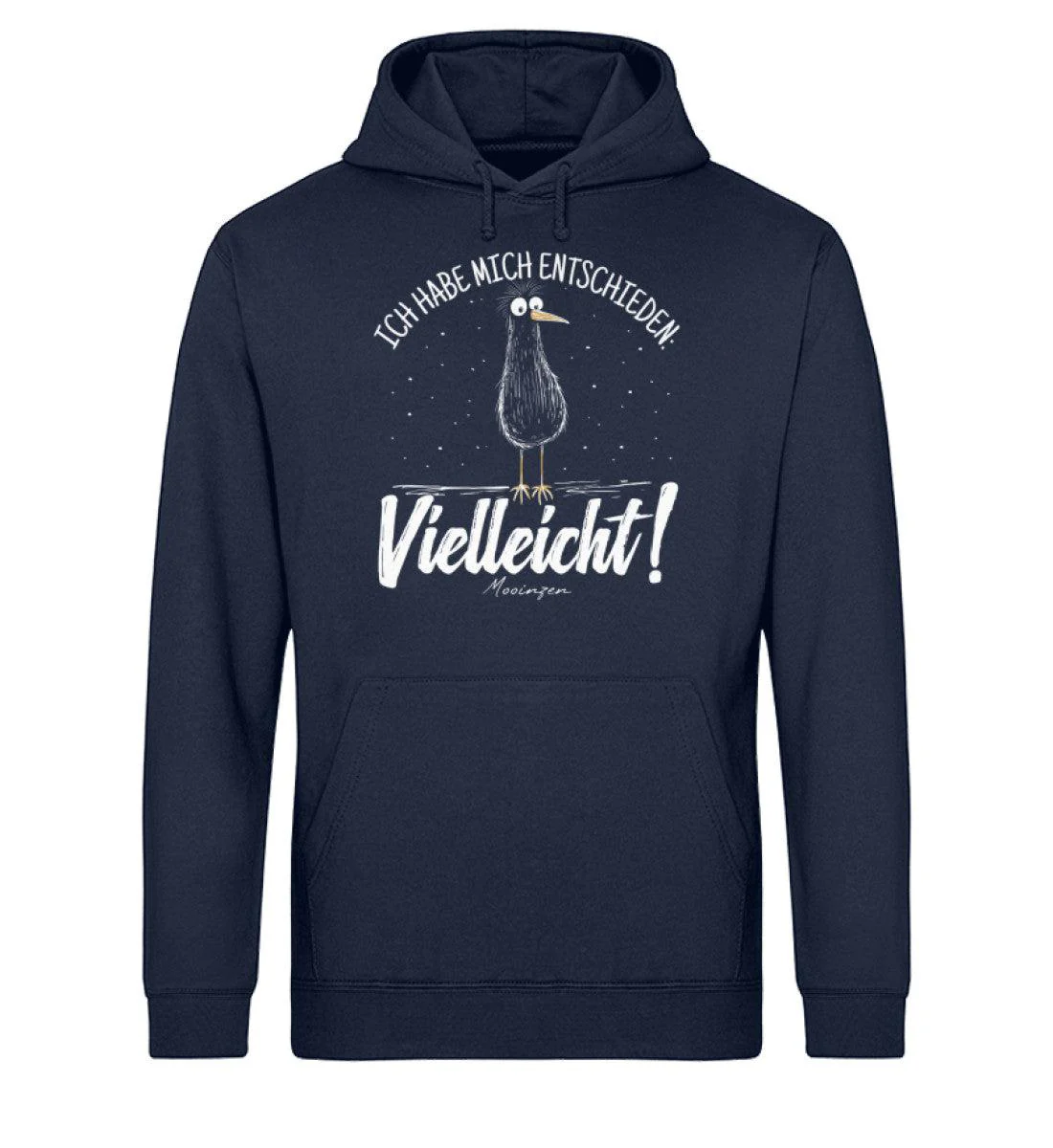 Ich habe mich entschieden vielleicht  · Unisex Bio Hoodie - Image 2