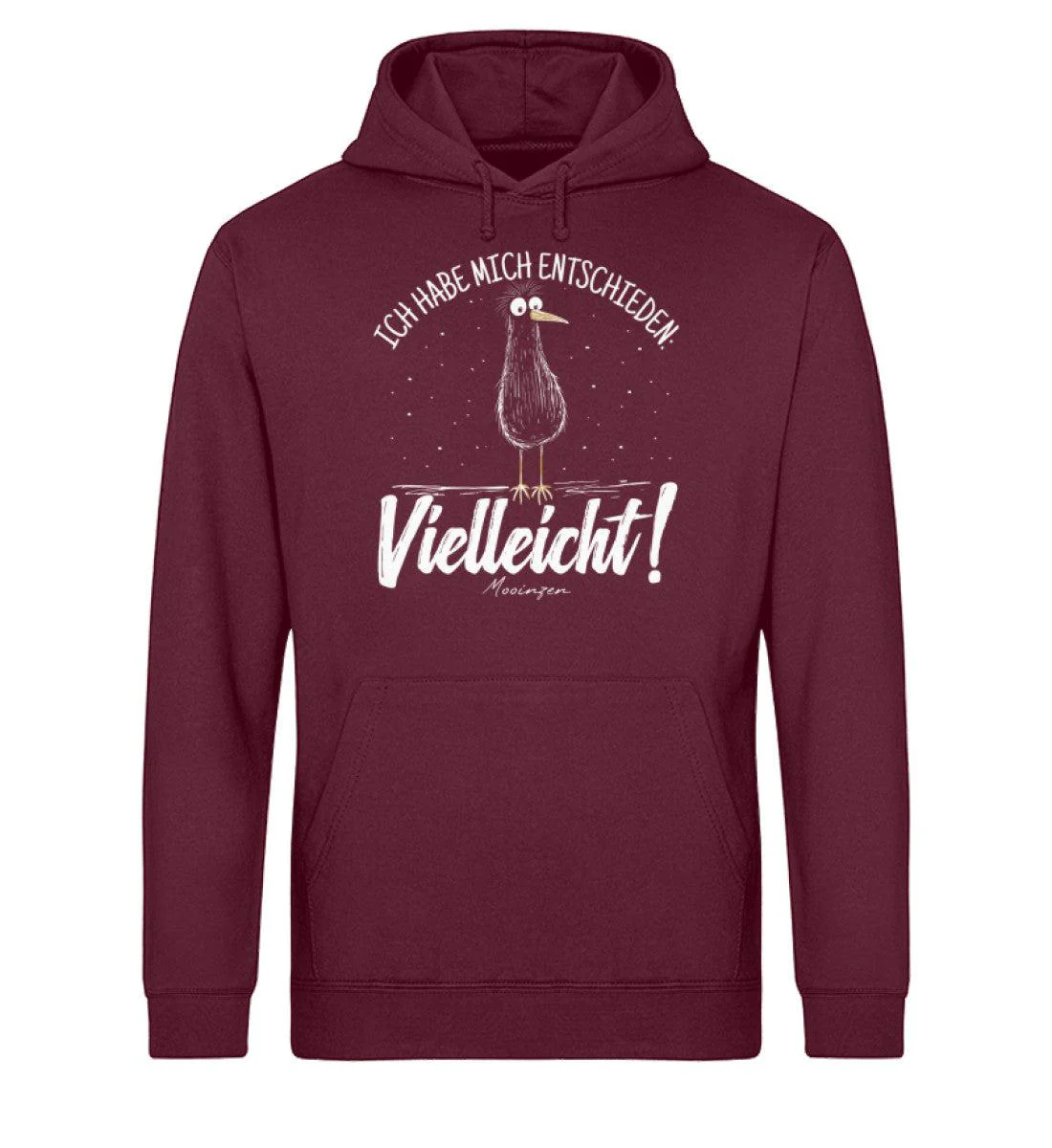 Ich habe mich entschieden vielleicht  · Unisex Bio Hoodie - Image 3