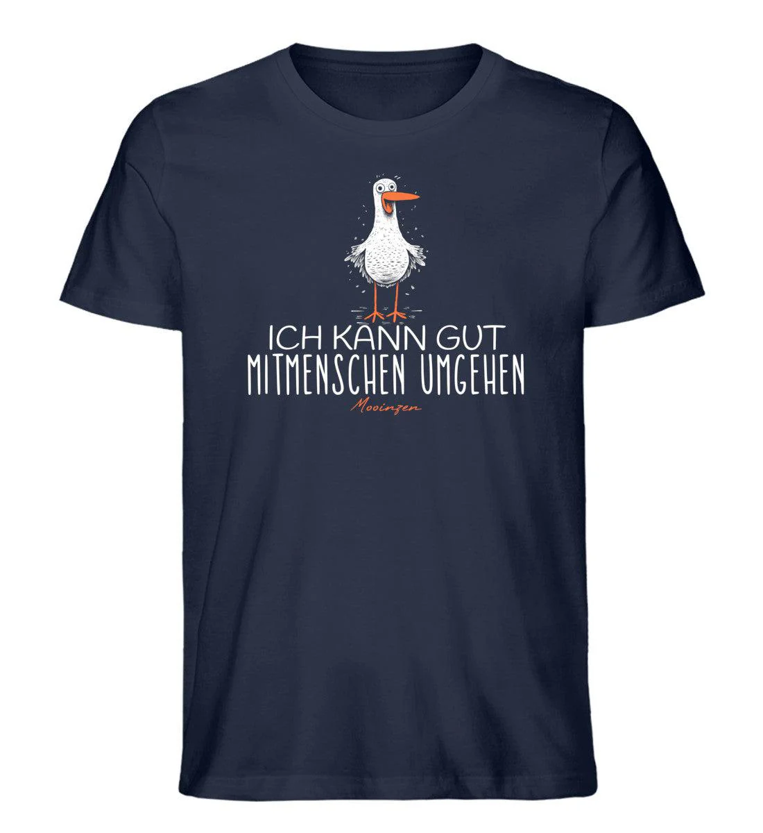 Ich kann gut Mitmenschen umgehen · Herren Premium Bio T-Shirt - Image 2