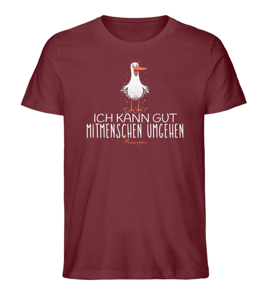 Ich kann gut Mitmenschen umgehen · Herren Premium Bio T-Shirt - Image 4