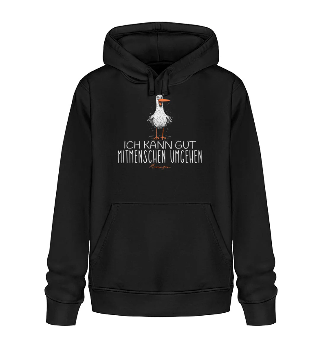 Ich kann gut Mitmenschen umgehen! · Unisex Bio Hoodie