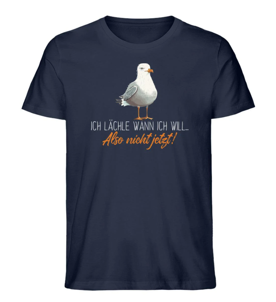 Ich lächle wann ich will · Herren Premium Bio T-Shirt - Image 2