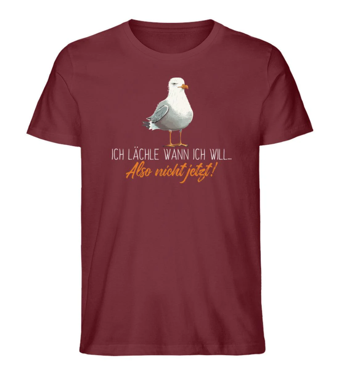 Ich lächle wann ich will · Herren Premium Bio T-Shirt - Image 3