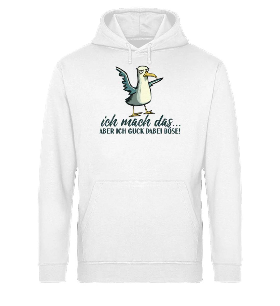 Ich mach das... guck aber böse · Unisex Bio Hoodie