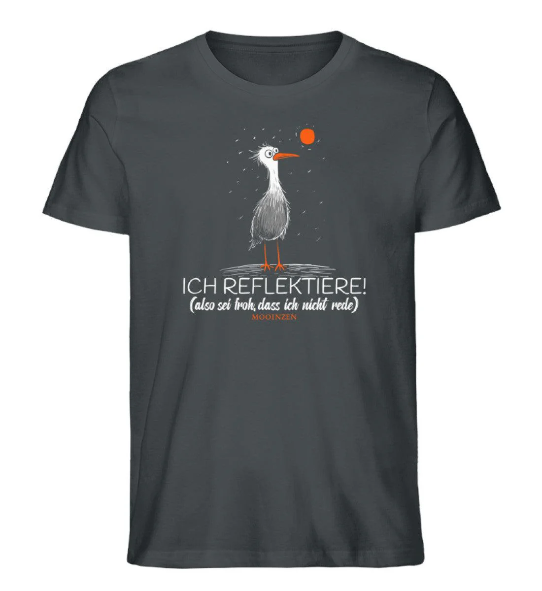 Ich reflektiere.. sei froh, dass ich nicht rede! · Herren Premium Bio T-Shirt - Image 5