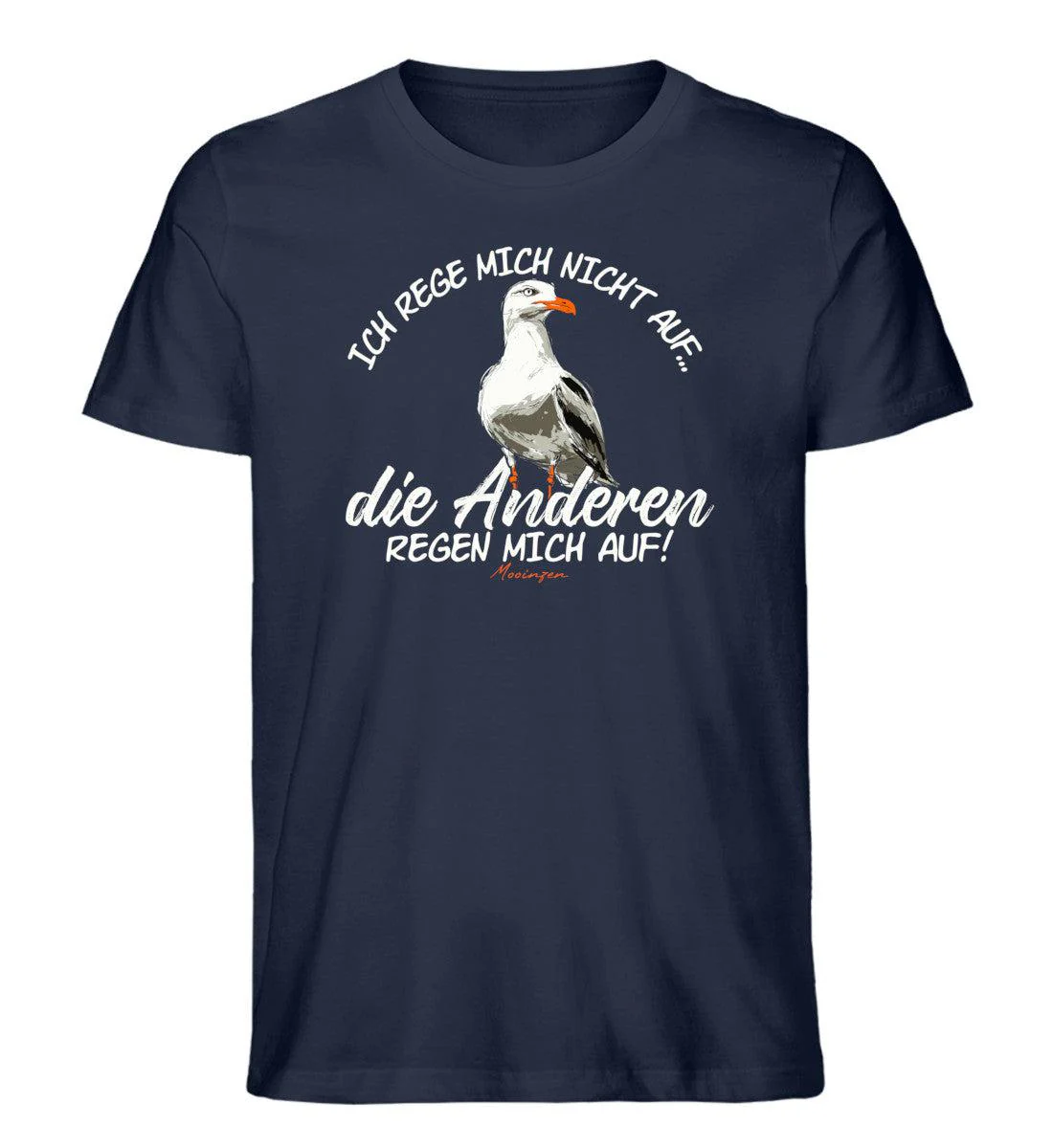 Ich rege mich nicht auf.. · Herren Premium Bio T-Shirt - Image 2