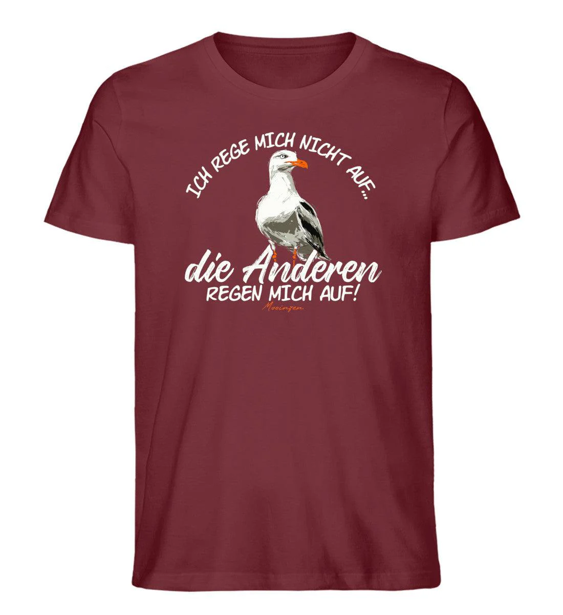 Ich rege mich nicht auf.. · Herren Premium Bio T-Shirt - Image 4