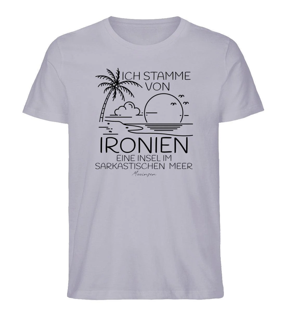 Ich stamme von Ironien im Sarkastischen Meer · Herren Premium Bio T-Shirt - Image 4