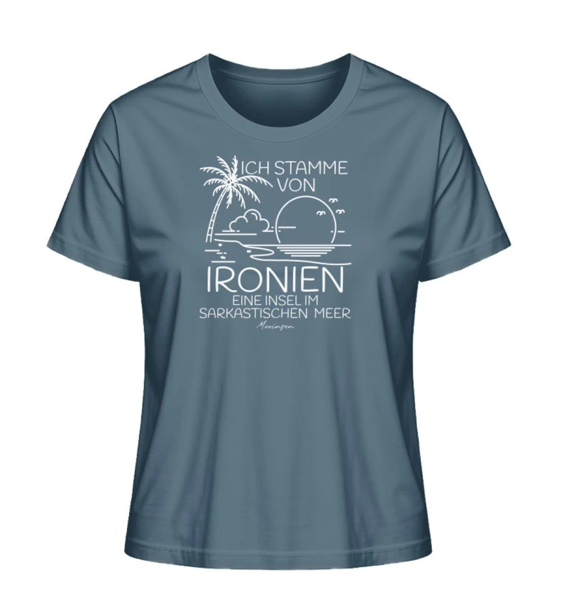 Ich stamme von Ironien Sarkastischen Meer · Damen Premium Bio T-Shirt 2.0 - Image 4