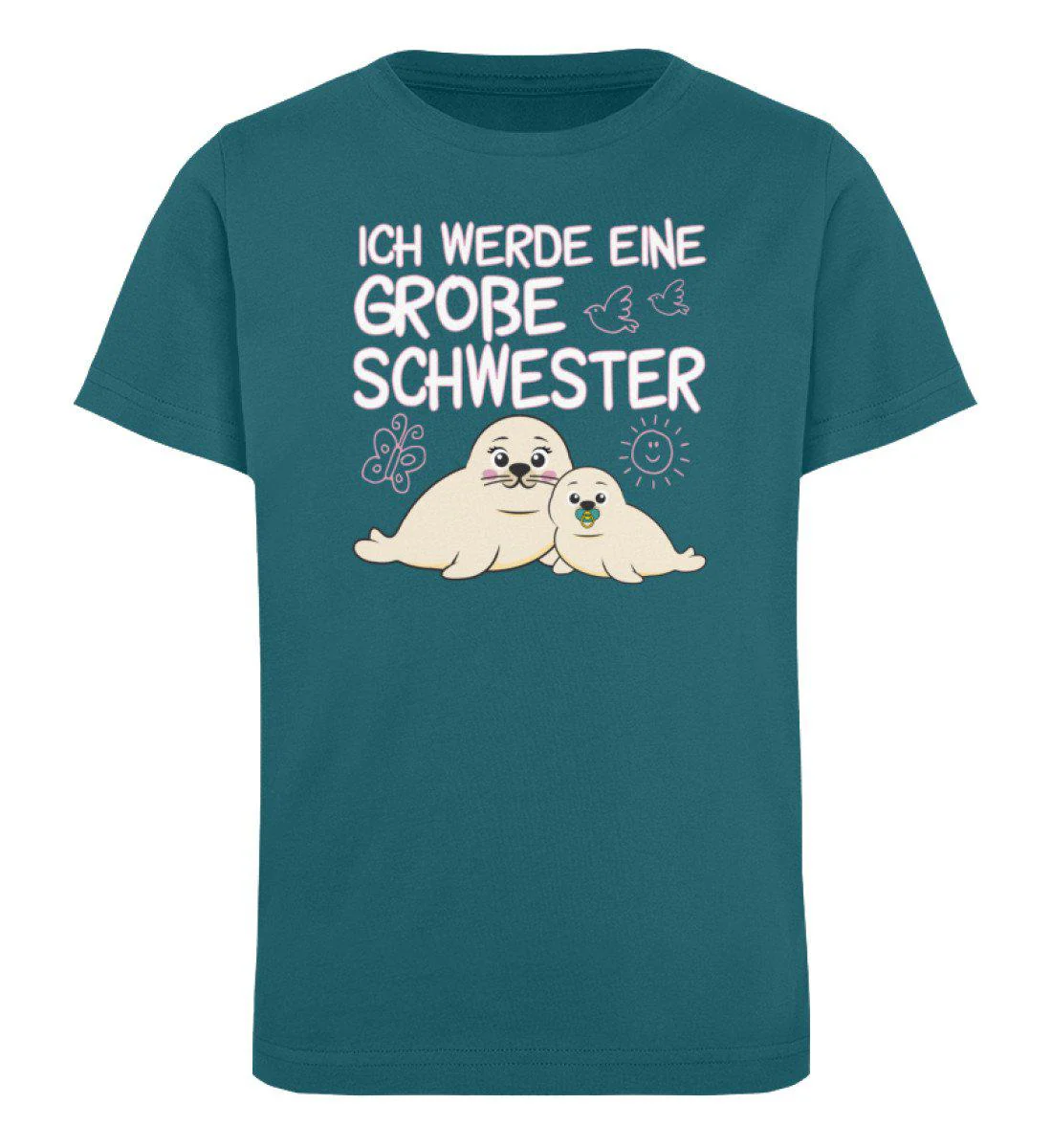 Ich werde eine große Schwester · Kinder Premium Bio T-Shirt - Image 2