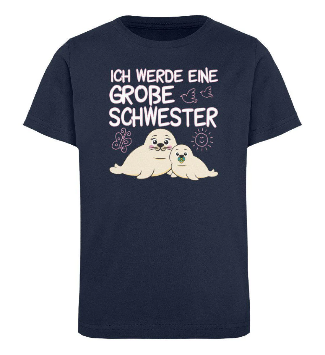 Ich werde eine große Schwester · Kinder Premium Bio T-Shirt - Image 3