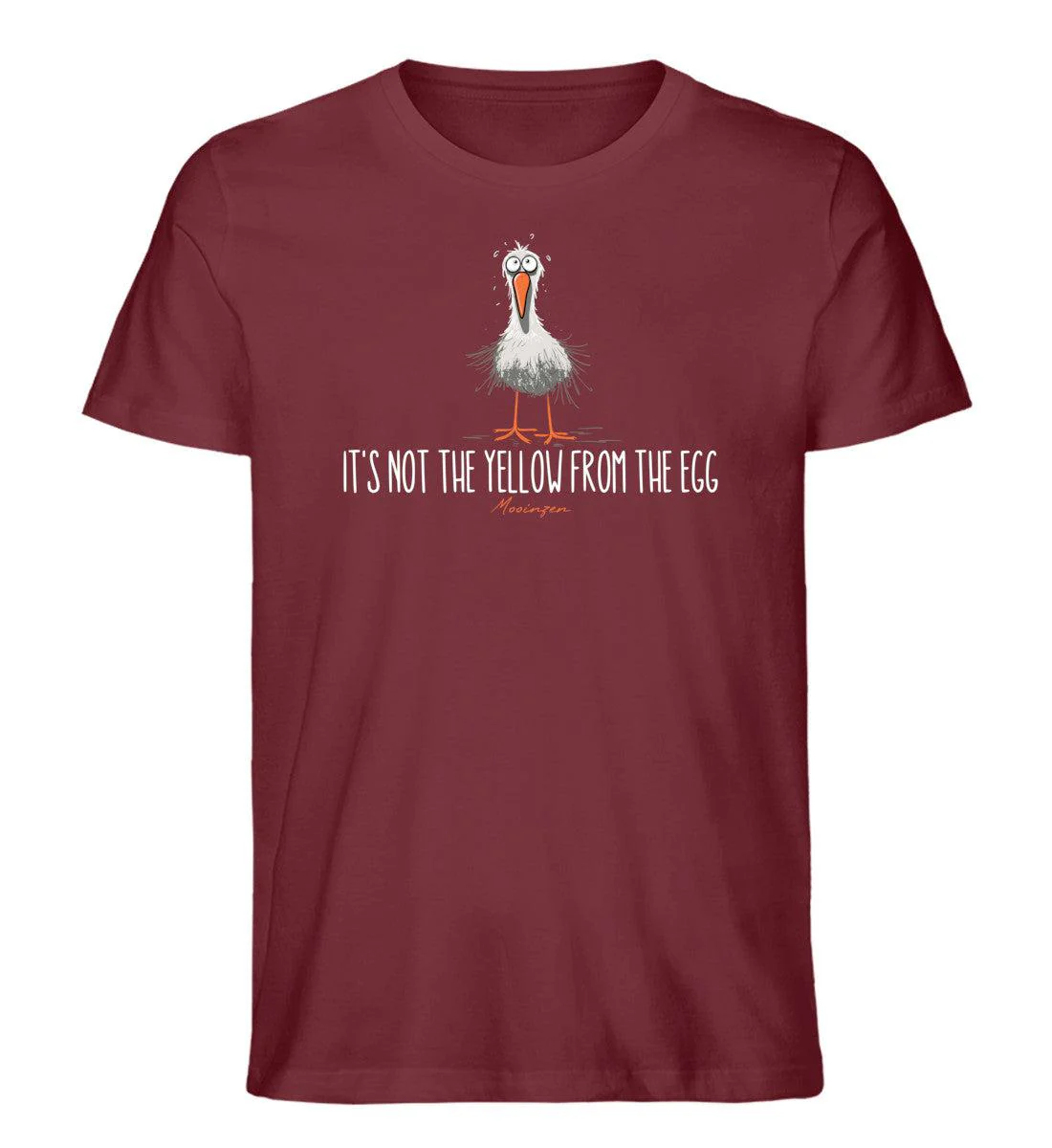 It's not the yellow form the egg · Herren Premium Bio T-Shirt - Image 4