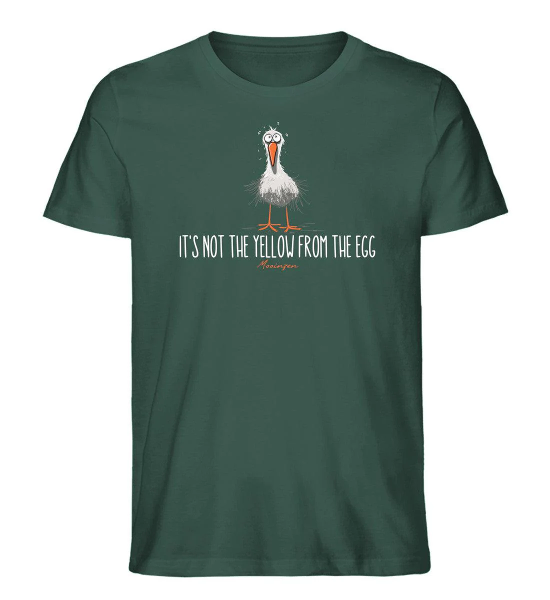 It's not the yellow form the egg · Herren Premium Bio T-Shirt - Image 5