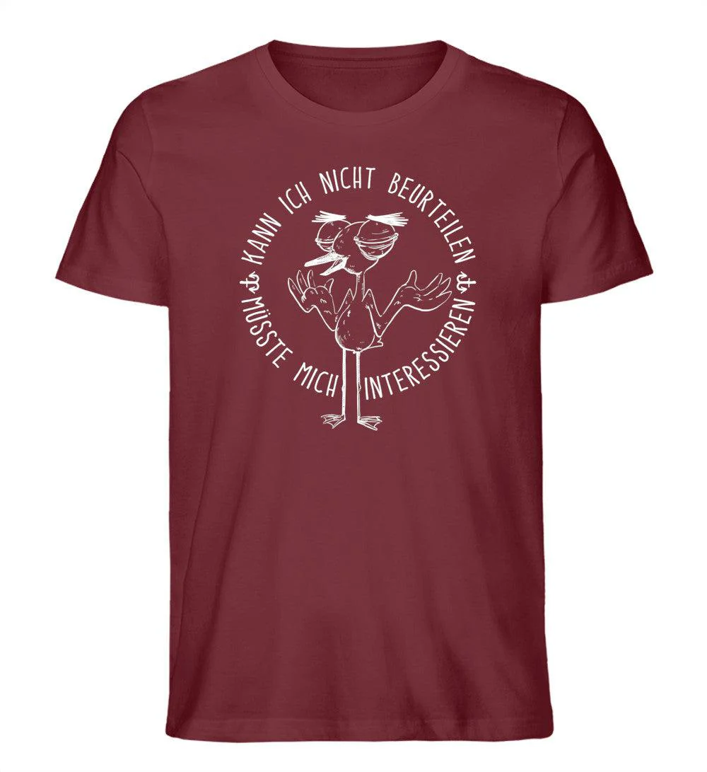 Kann ich nicht beurteilen..  · Herren Premium Bio T-Shirt - Image 4